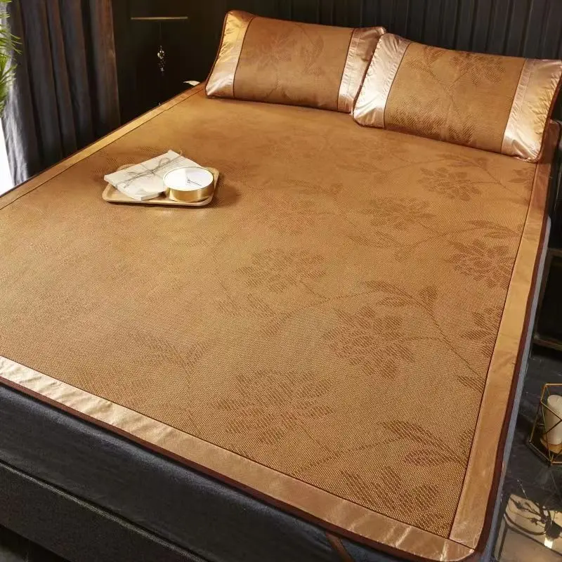 WASART Summer bamboo rattan mattress adult baby cool sleeping mat kit 90/150 single double bed foldable sheet bed protection pad