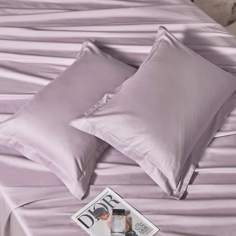 100% Organic Egyptian Cotton Pillow Case 2pcs 800TC Protect Hair Skin Pillowcase Customized Size Bedding Pillowcase Pillow Cover